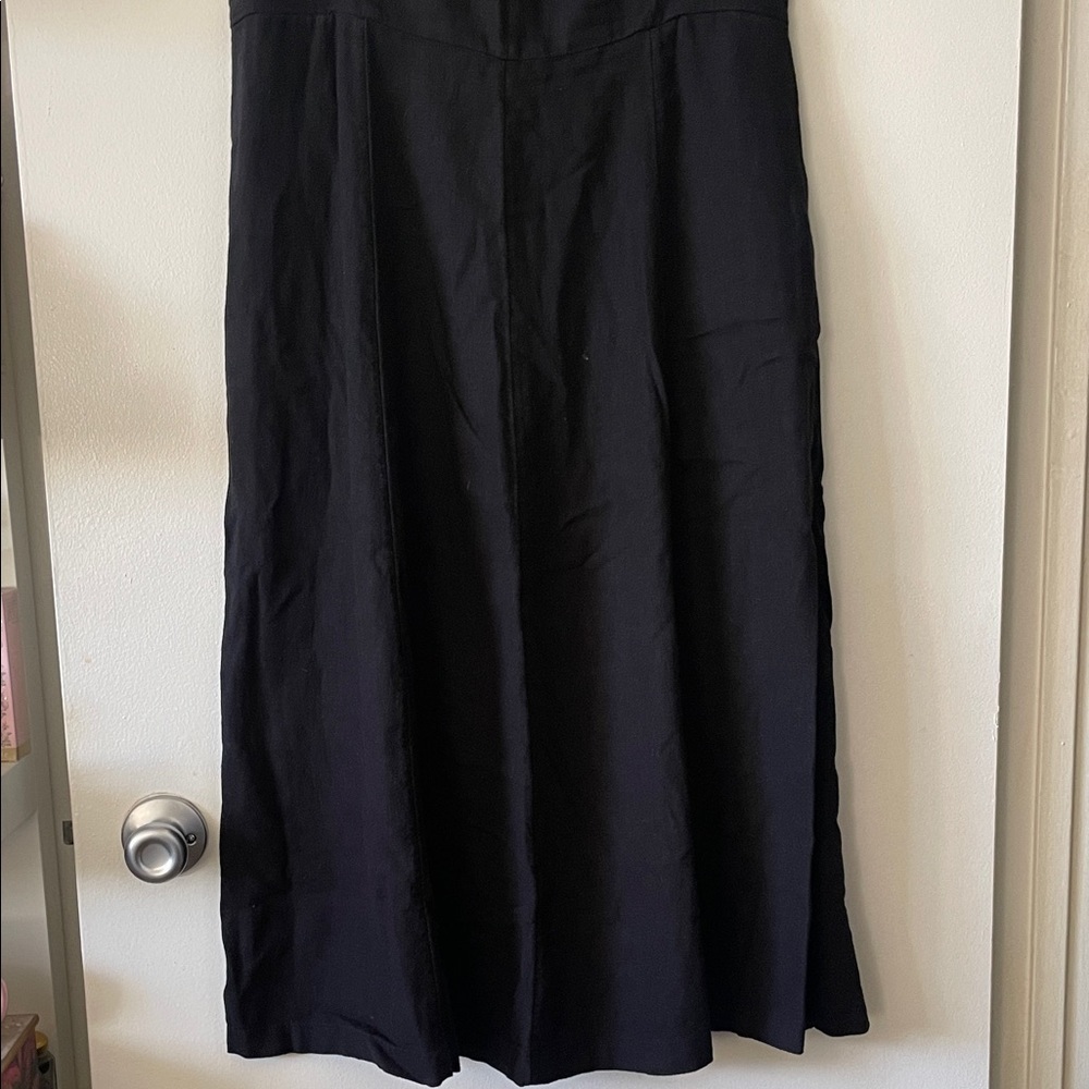Old Navy|Black Sleeveless Linen Dress w/Pockets|Large|EUC - Picture 3 of 12